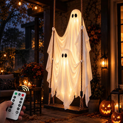 Hanging Ghost Decorations Outdoor
