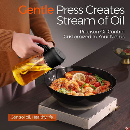 Premium 2-in-1 Oil Dispenser & Spray Bottle