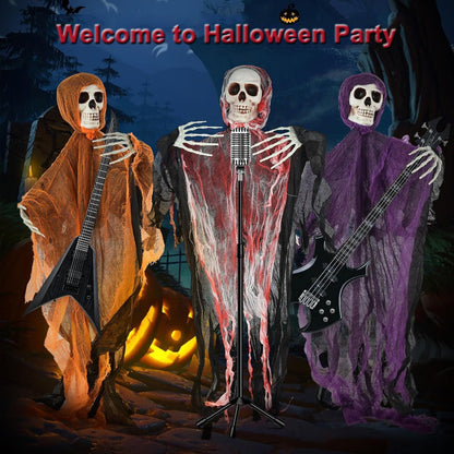 Outdoor Skeleton Ghost With 8 Modes Lights